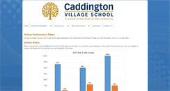 Desktop Screenshot of caddingtonschool.net